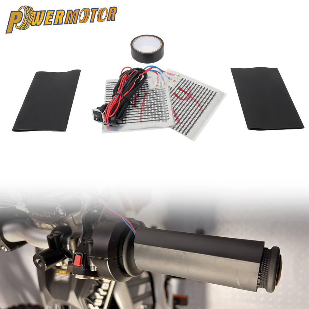 Handlebar Grip Heated - Motorcycle 12V Heated Grips Electric Heating