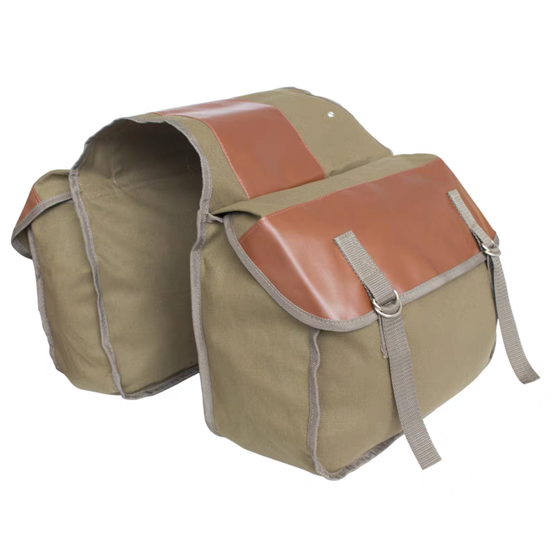 Canvas Leather Rear Saddlebag  - Motorcycle Gear Backpack review and price
